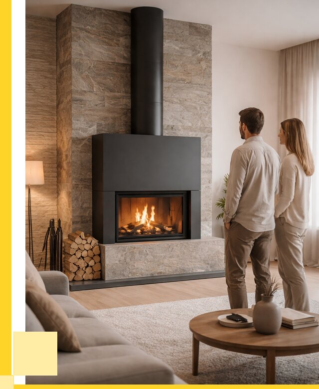 Закрытые камины под ключ в Устях-Илимске от 124800 р., ЭриданСть