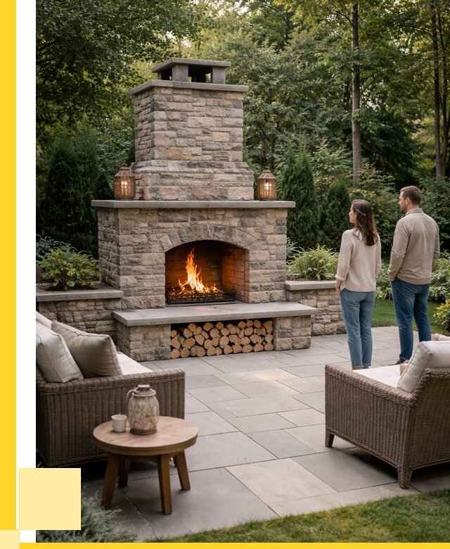 Уличные камины из кирпича в Устях-Илимске от 156000 р. | ЭриданСть