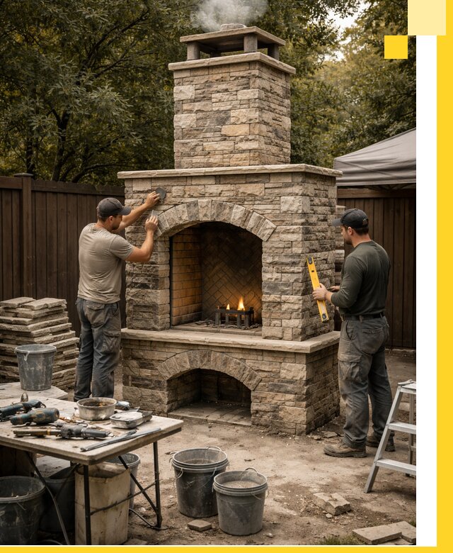 Проектирование и установка уличных каминов в Устях-Илимске