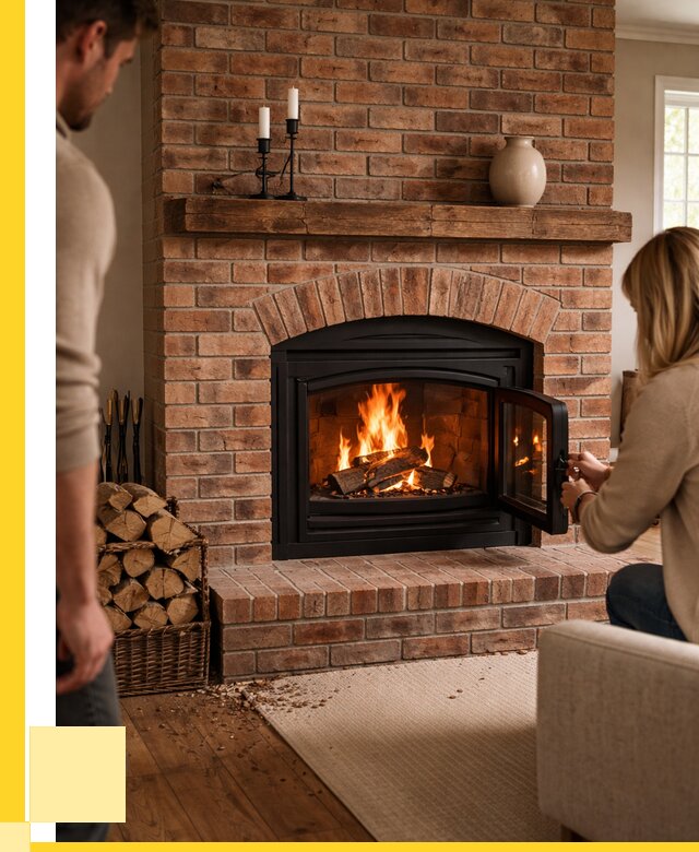 Кирпичные камины под ключ в Устях-Илимске от 156000 р. | ЭриданСть