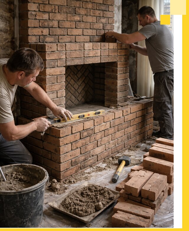 Изготовление и установка кирпичных каминов в Устях-Илимске