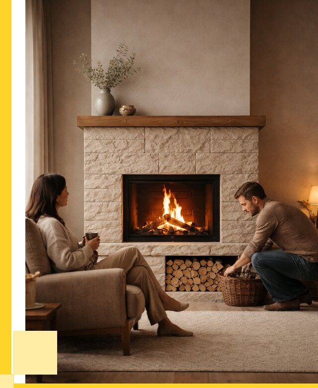 Камины для дома в Устях-Илимске под ключ от 156000 р. | ЭриданСть