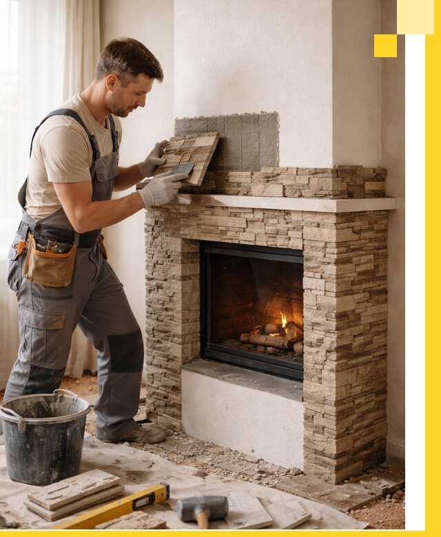 Изготовление и монтаж каминов для дома под ключ в Устях-Илимске