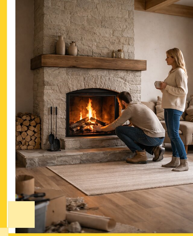 Камины для загородного дома в Устях-Илимске от 364000 р., ЭриданСть