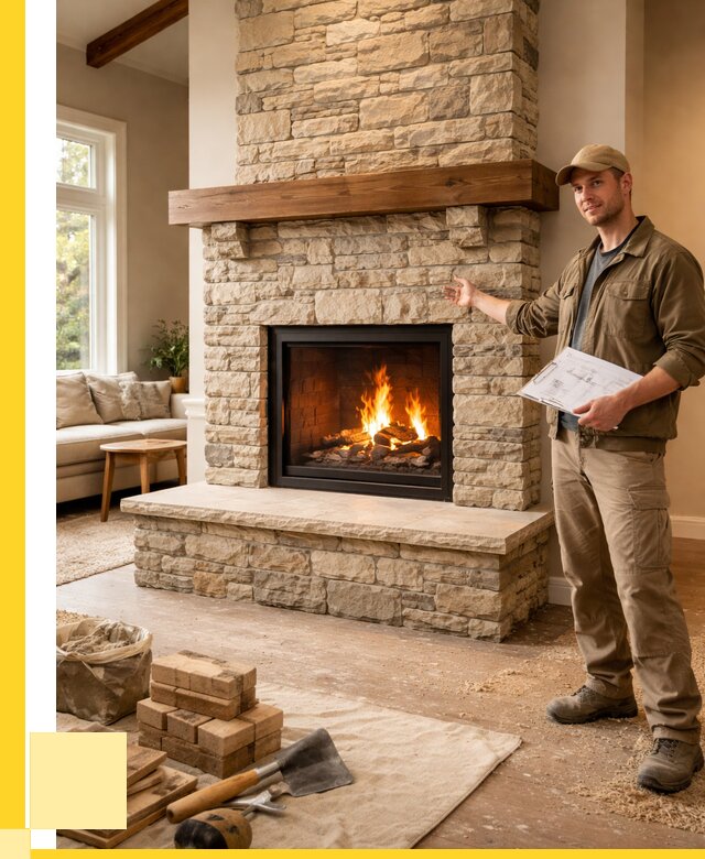 Камины под ключ в Устях-Илимске от 187200 р. | ЭриданСть — установка