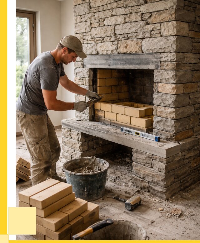 Кладка каминов и камина в Устях-Илимске от 26000 р. ЭриданСть