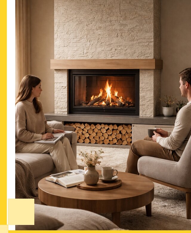 Камины со стеклом в Устях-Илимске от 187200 р. | ЭриданСть — топки 3 стекла