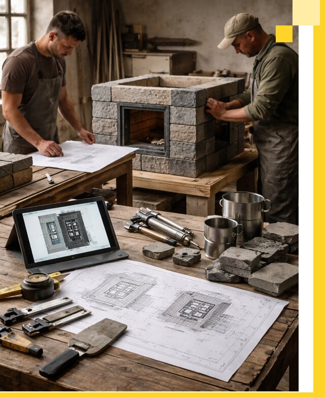 Разработка проектов печей с согласованием и монтажом в Устях-Илимске