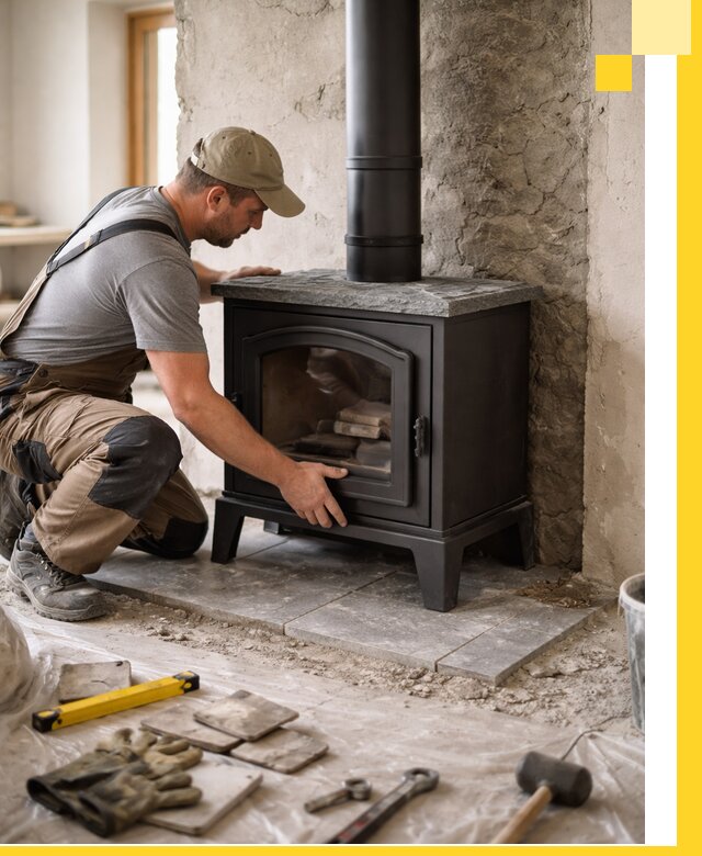 Профессиональный монтаж печей и каминов в Устях-Илимске под ключ