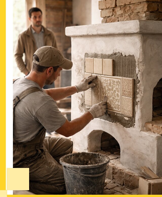 Отделка печей и банных печей в Устях-Илимске от 36400 р. | ЭриданСть