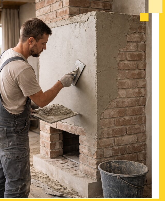 Отделка печей и облицовка каминов в Устях-Илимске под ключ