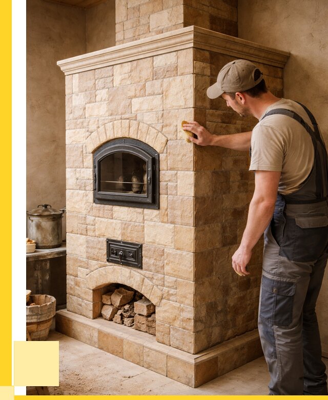 Облицовка печей в Устях-Илимске от 4680 р. под ключ | ЭриданСть