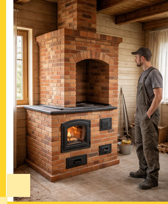 Кирпичные печи в Устях-Илимске: купить от 156000 р. | ЭриданСть