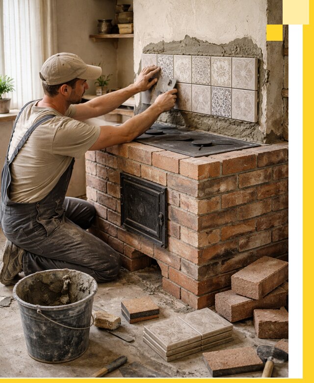 Печи с плитой на заказ монтаж гарантия и сервис в Устях-Илимске