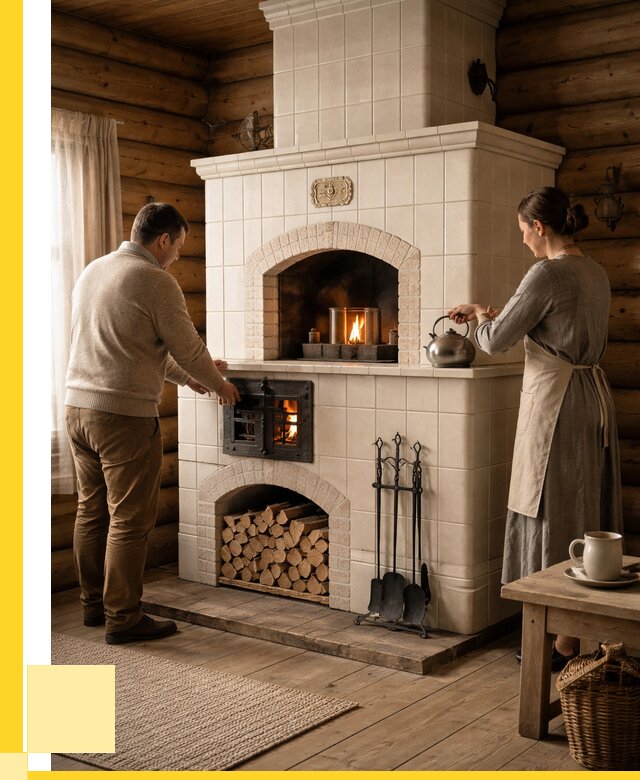 Русские печи в Устях-Илимске: установка от 156000 р. ЭриданСть