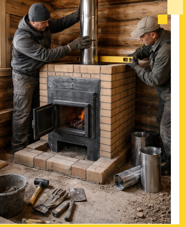 Проектирование, изготовление и установка банных печей в Устях-Илимске