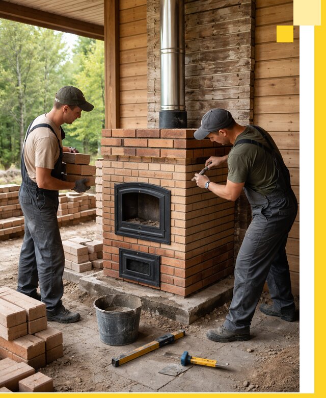 Производство и установка дачных печей под ключ в Устях-Илимске