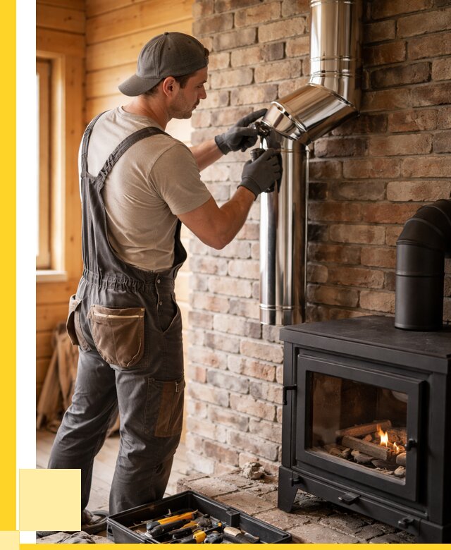 Монтаж дымоходов для печей в Устях-Илимске от 7800 р. | ЭриданСть