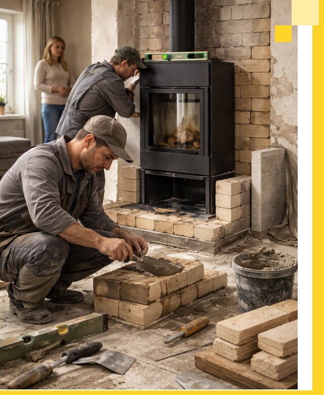 Печи и камины под ключ: проект, установка в Устях-Илимске