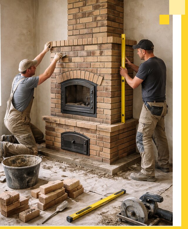 Продажа и установка печей и каминов для дома под ключ в Устях-Илимске