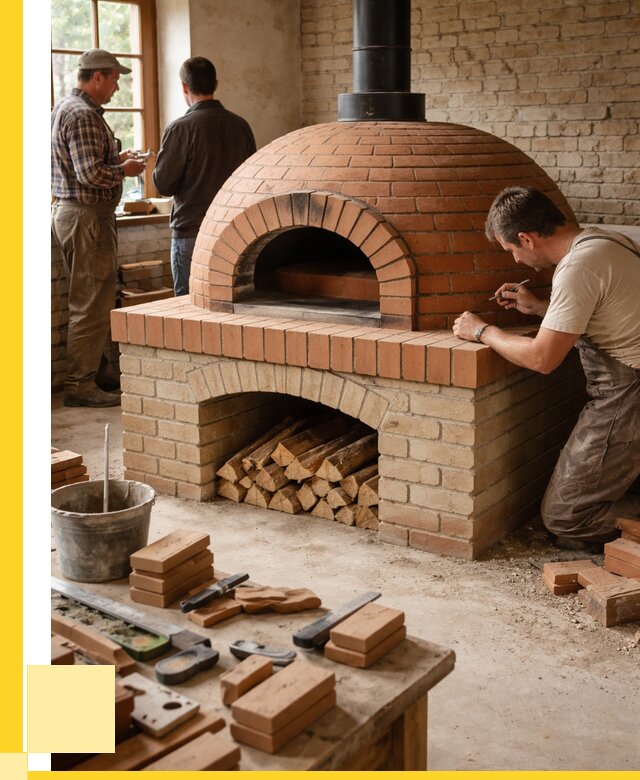 Помпейская печь дровяная для пиццы в Устях-Илимске | ЭриданСть от 208000 р.