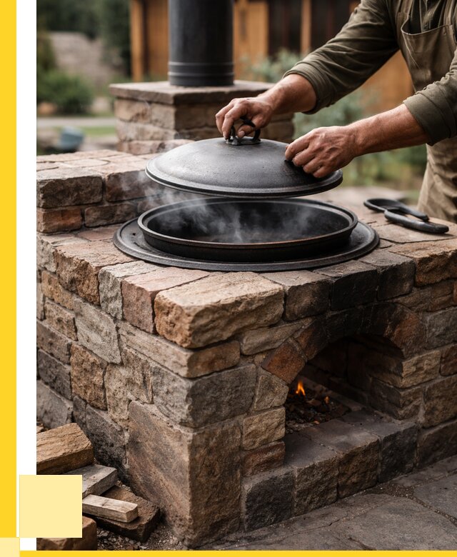 Печи для казана в Устях-Илимске по цене от 18720 р. | ЭриданСть