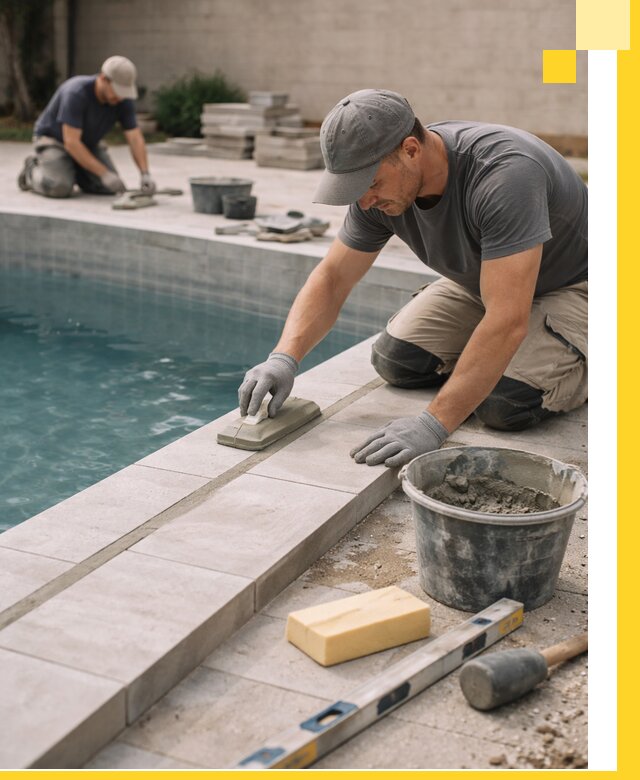 Отделка бассейнов в Устях-Илимске: декоративная отделка и гидроизоляция