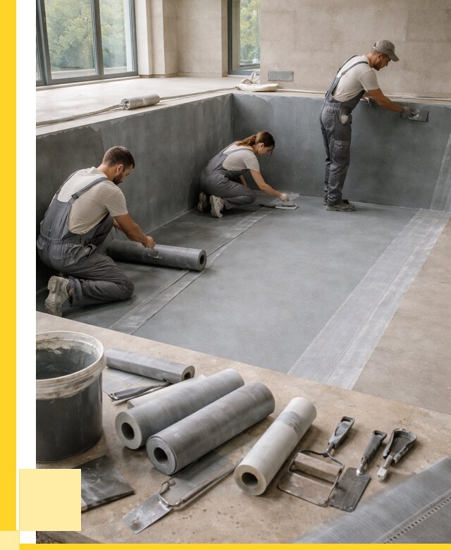 Гидроизоляция бассейнов в Устях-Илимске от 2080 р., ЭриданСть