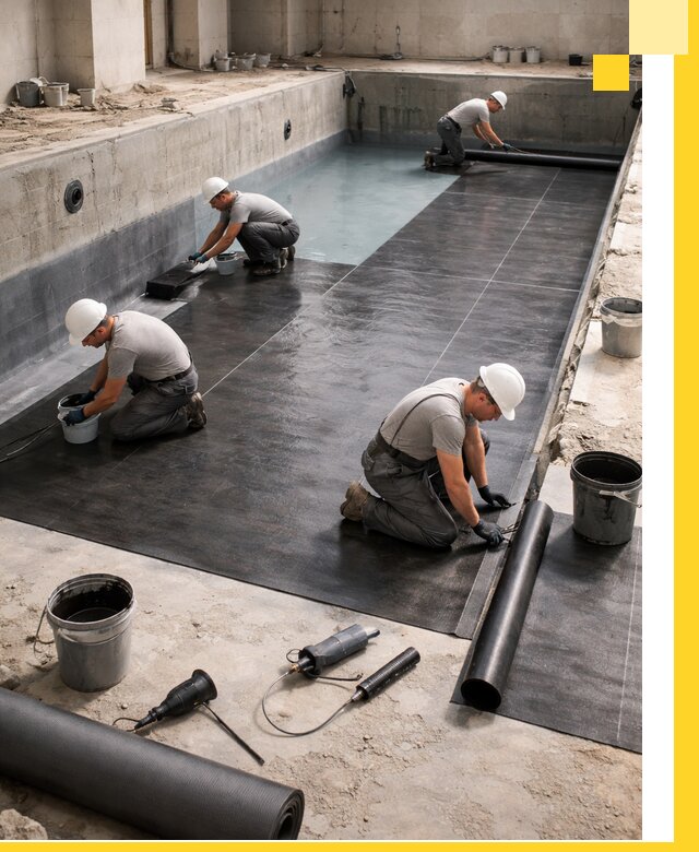 Профессиональная гидроизоляция бассейнов и чаш в Устях-Илимске под ключ