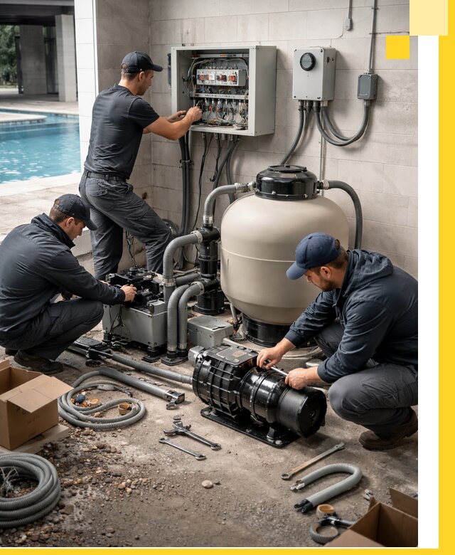 Профессиональный монтаж оборудования для бассейнов в Устях-Илимске