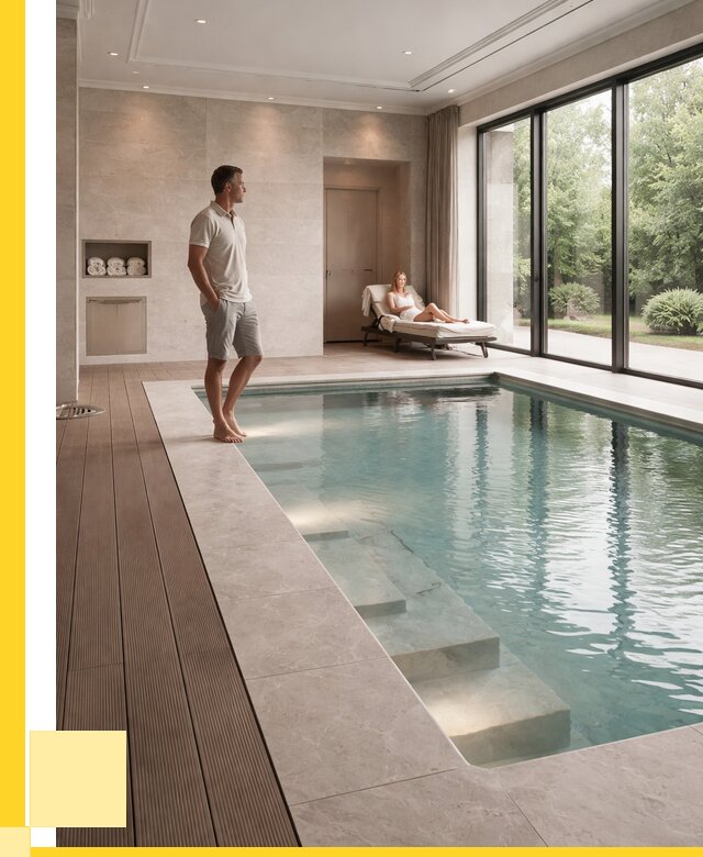 Бассейны в коттедже под ключ в Устях-Илимске от 1248000 р. | ЭриданСть