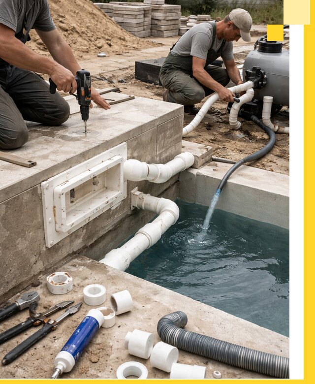 Строительство скиммерных бассейнов под ключ в Устях-Илимске