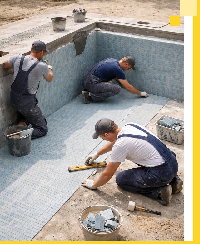 Укладка и установка плитки для бассейнов под ключ в Устях-Илимске