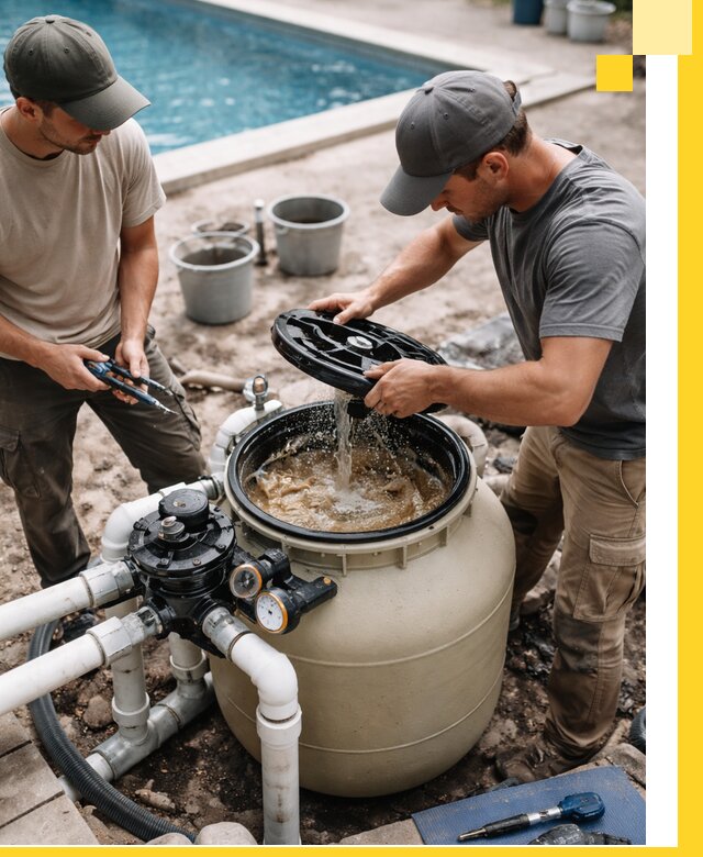 Установка и обслуживание песочных фильтров для бассейнов в Устях-Илимске