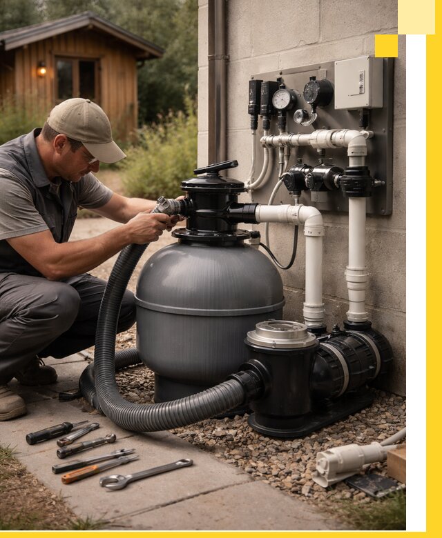 Продажа и монтаж фильтров и насосов для бассейнов в Устях-Илимске