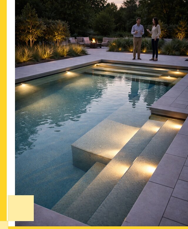 Освещение бассейнов в Устях-Илимске под ключ от 26000 р. | ЭриданСть