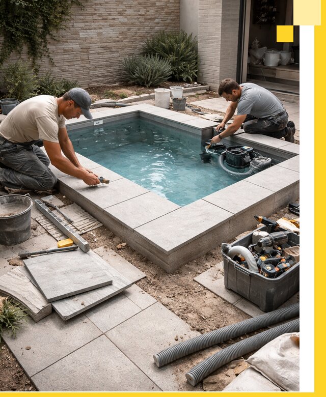 Мини бассейны под ключ в Устях-Илимске, дизайн и установка