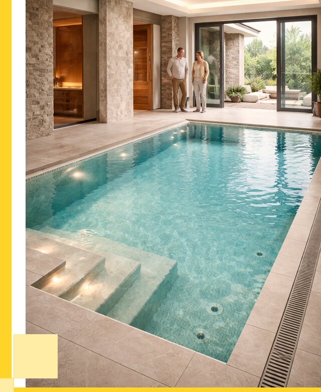 Бассейн во дворе в Устях-Илимске: проект, отделка от 1248000 р. | ЭриданСть