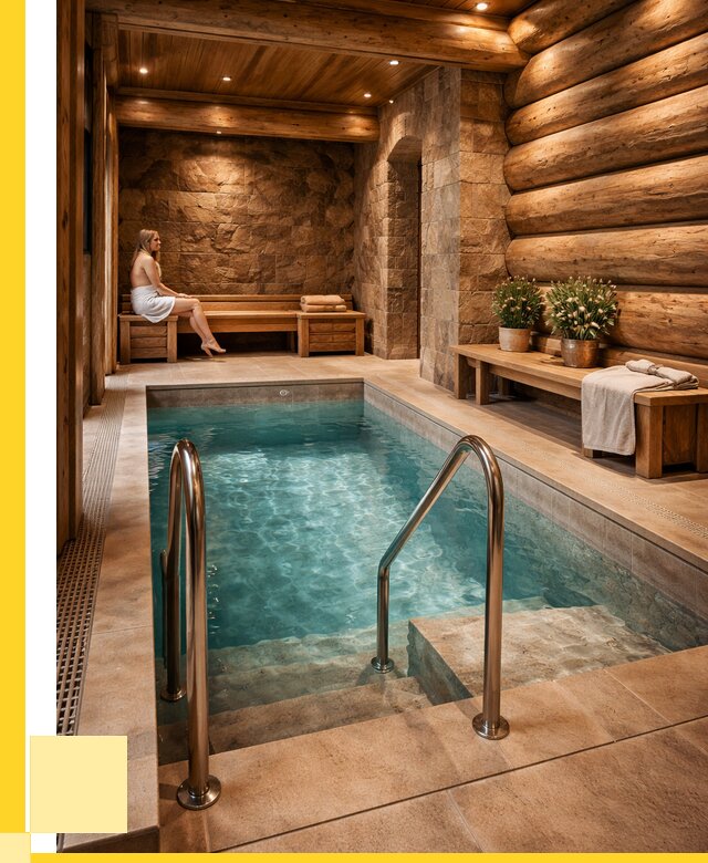 Аренда бани с бассейном в Устях-Илимске от 1560000 р. | ЭриданСть