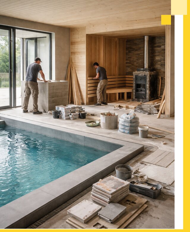 Проектирование и строительство бань с бассейном в Устях-Илимске