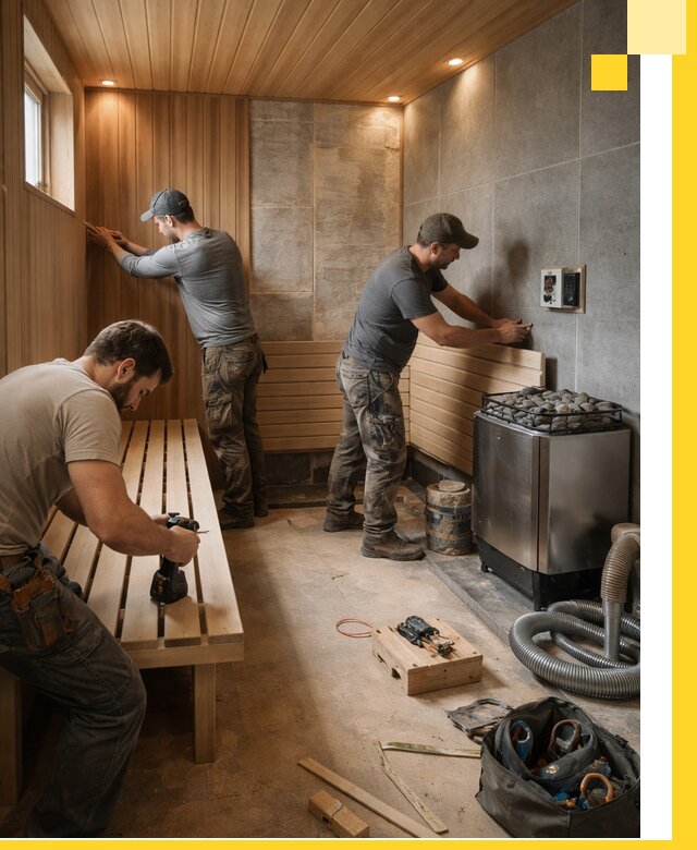 Сауны под ключ в Устях-Илимске, проектирование, строительство, отделка