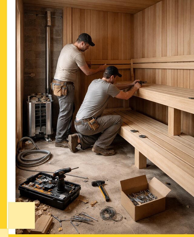 Монтаж саун под ключ в Устях-Илимске от 124800 р. | ЭриданСть