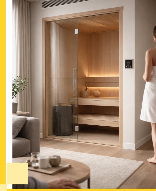 Сауна в квартире под ключ в Устях-Илимске от 124800 р. ЭриданСть