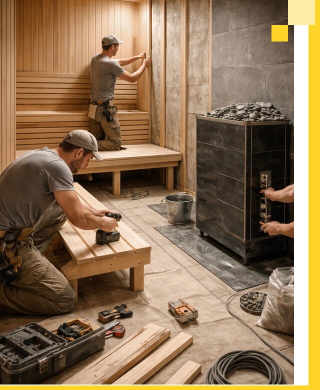 Дизайн и строительство интерьерных саун под ключ в Устях-Илимске
