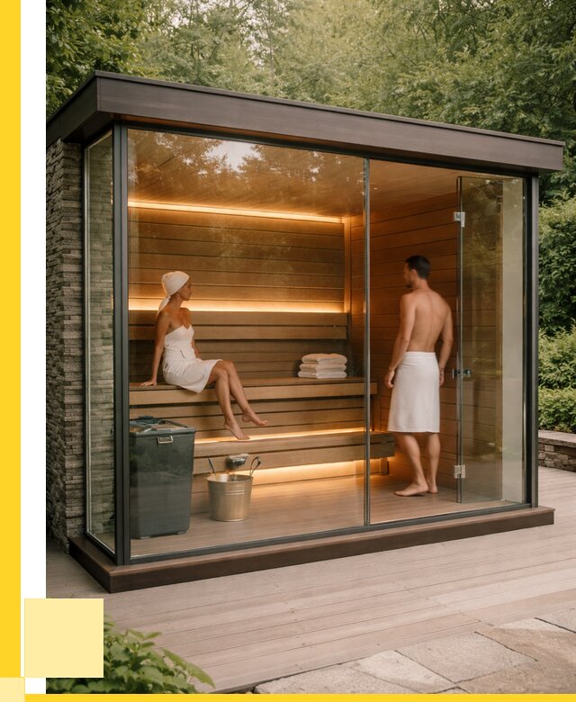 Сауна стеклянная и двери для сауны в Устях-Илимске от 260000 р. | ЭриданСть