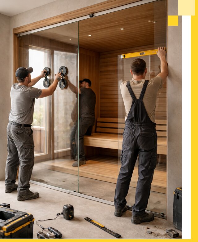 Производство и монтаж стеклянных саун под ключ в Устях-Илимске