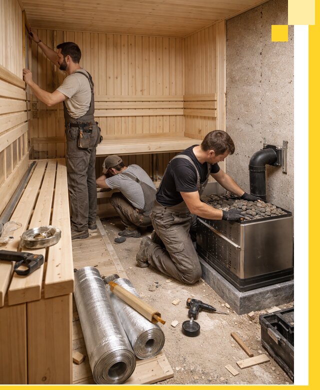 Индивидуальные сауны на заказ в Устях-Илимске под ключ, проект и монтаж