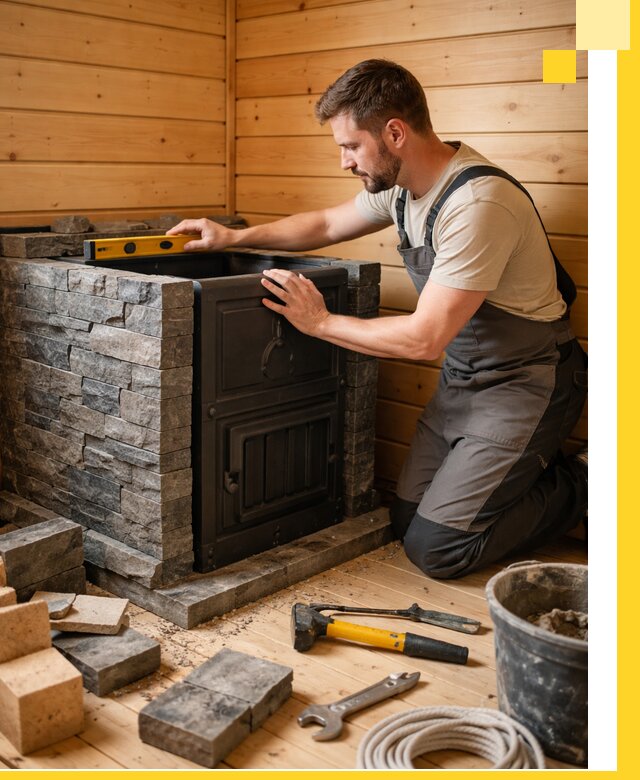 Производство и установка печей для саун под ключ в Устях-Илимске