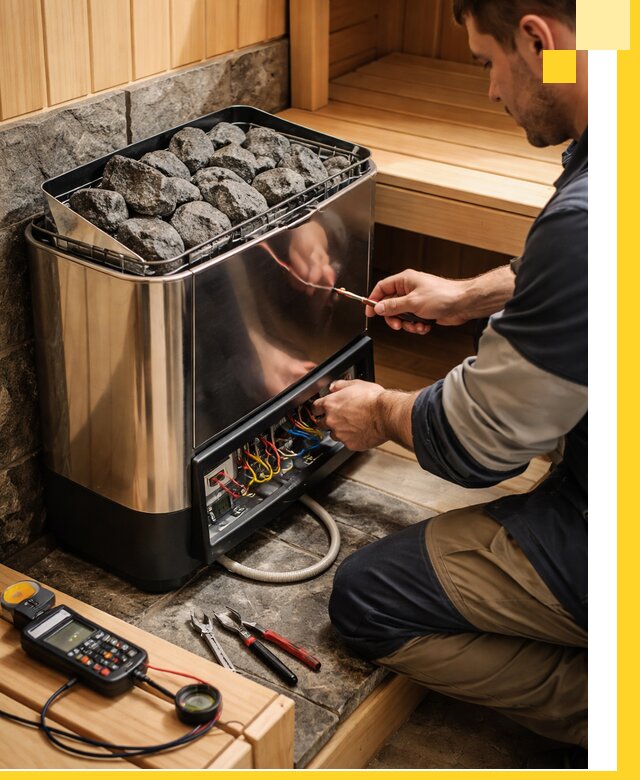 Продажа и установка электрокаменок для саун в Устях-Илимске