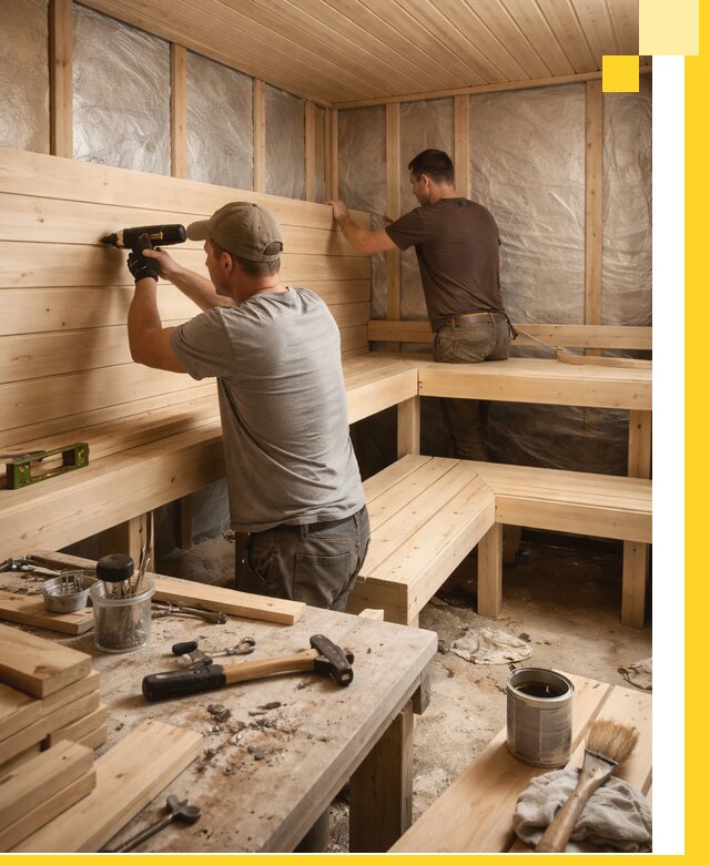 Профессиональная отделка бань и саун под ключ в Устях-Илимске